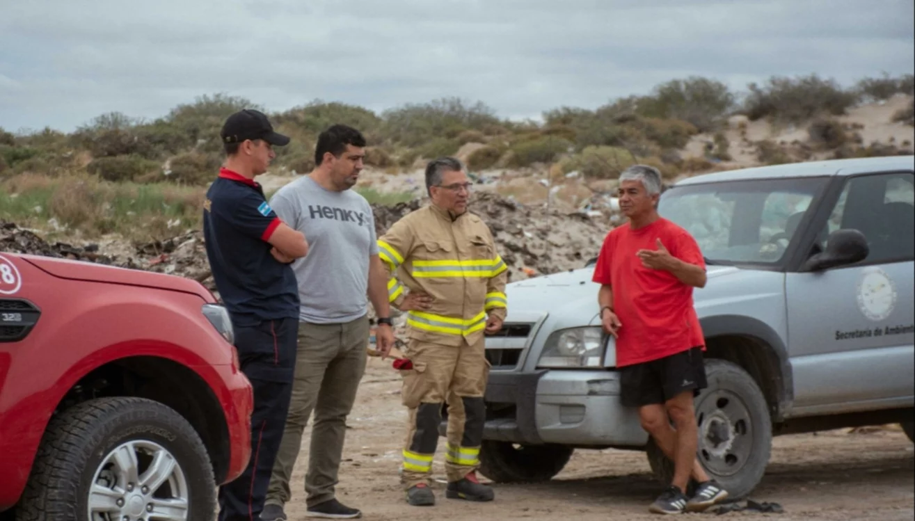 Ambiente Municipal y Bomberos Voluntarios  trabajan en un plan de seguridad para el Girsu