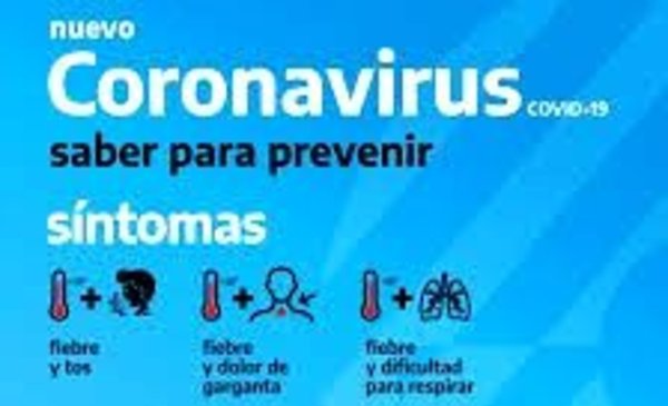 Coronavirus: Ministerio de Salud de la Nación recomienda