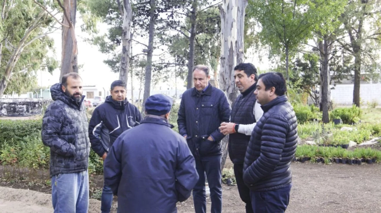 Municipalidad de Rawson trabaja para avanzar  en la forestación de distintos puntos de la ciudad