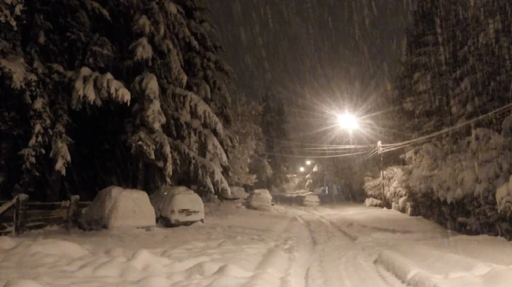 Alerta máxima por nevadas en la Comarca Andina de Chubut