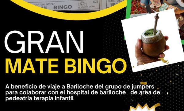 Agendate la fecha: Gran mate bingo solidario en Trelew - Últimas ...