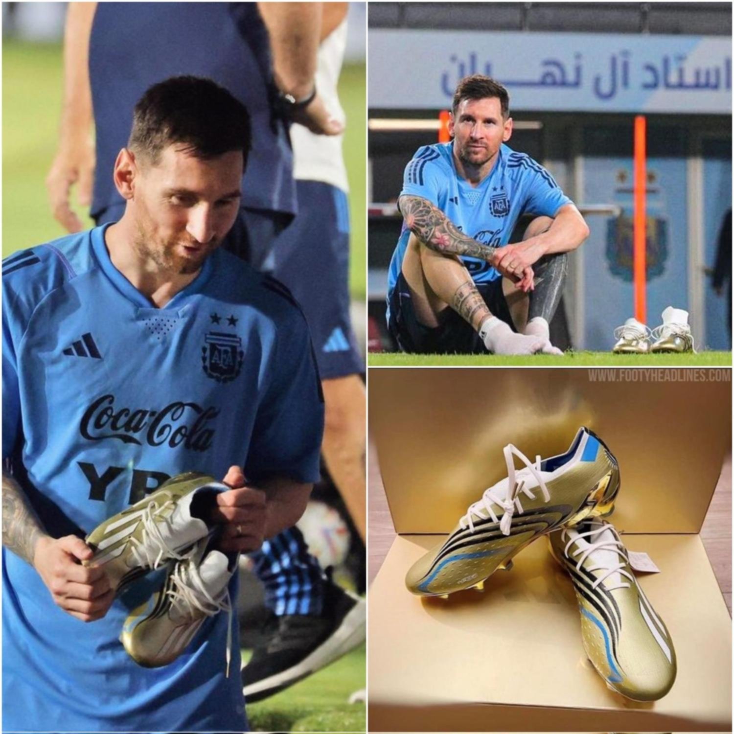 Así los botines que utilizará Messi en la Copa del Mundo