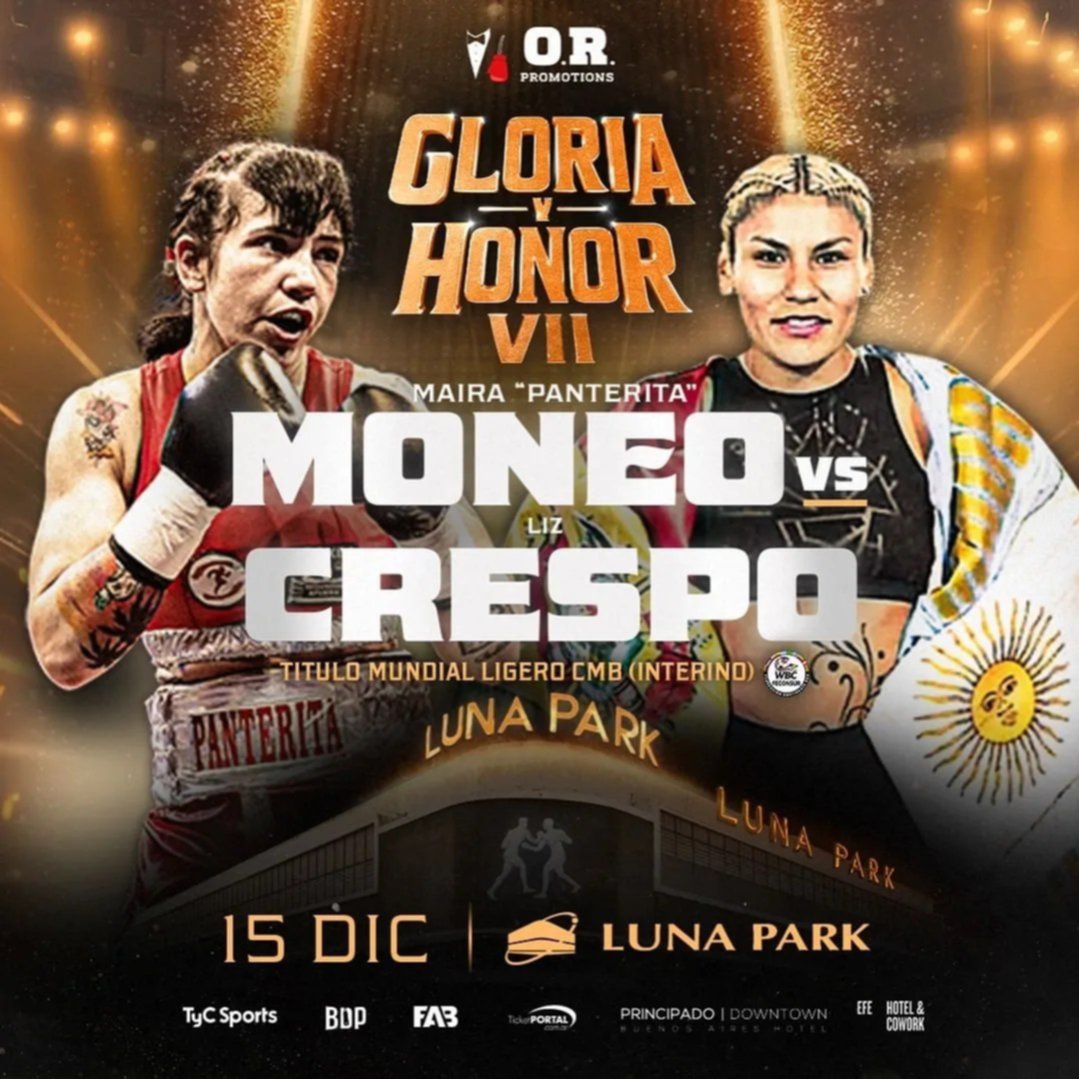 Lizbeth Crespo pelea por el título mundial interino en el Luna Park